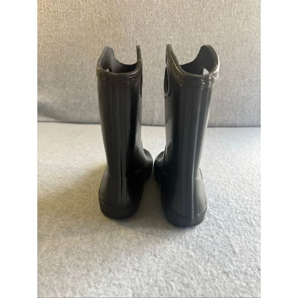 Hunter black hunter boots toddler 7